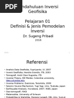 Download Lesson 01 Pendahuluan Inversi Geofisika by Sesar Dwi SN314835582 doc pdf