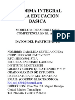 Reforma Integral de La Educacion Basica