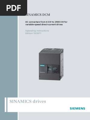 sinamics dcm gsd