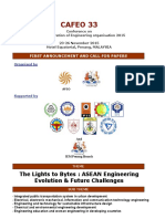 Cafeo 33: The Lights To Bytes: ASEAN Engineering Evolution & Future Challenges
