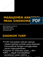 Manajemen Anastesi Pada Sindroma Turp