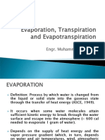 Evaporation