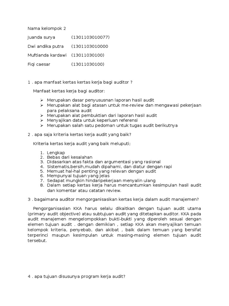 Audit Manajemen Bab 2