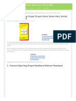 Download 30 Tutorial Hijab Segi Empat Simple Untuk Sehari-Hari Kuliah Kantor Terbaru 2016 by Jade Elsey SN314862974 doc pdf