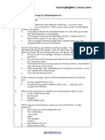 Socialising 1 - Breaking The Ice - Worksheets JD - 0