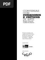 conversas com curadores e críticos de arte 