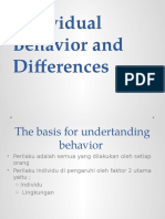 Kelompok 1 - Individual Behaviour and Differences