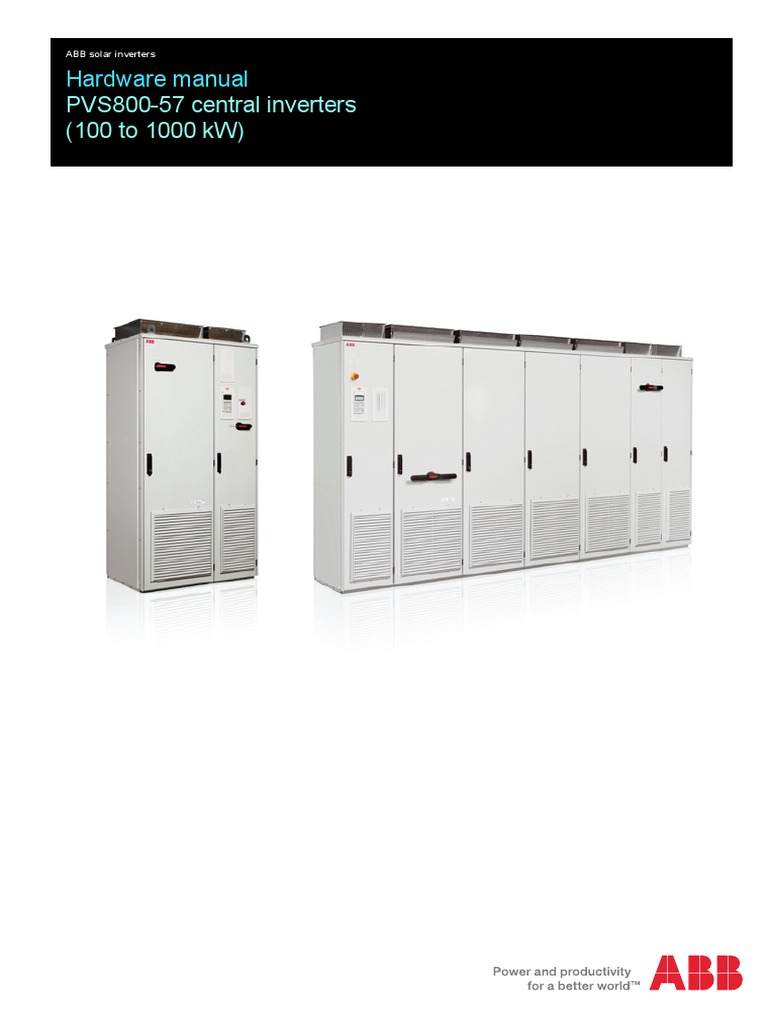 ABB - Inverter Installation Manual | PDF | Technology & Engineering