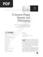 Common Finger Sprains and Deformities PDF