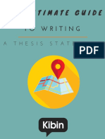 The Ultimate Guide To Writing A Thesis Statement Kibin