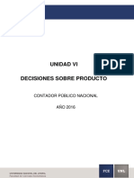 Unidad VI - CPN - Decisiones de Producto 2016 PDF