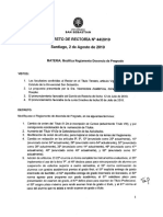 Reglamento de Docencia de Pregrado Decreto Nº44 - 2010