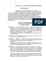 Constitucion de La CABA - Documentos Historicos