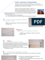 Problemas y Ejercicios de Trigonometría