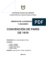 Convención de París de 1919