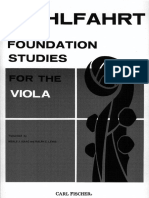 Wohlfahrt Foundation Studies 1 Viola Estudis