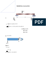 Theoretical Calculation: Fy 0 Ay +by 10 0 M 0 0. 07 5 M (10 N) +0.15 M (By) 0