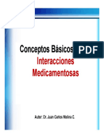 Bases de Las Interacciones Farmacológicas