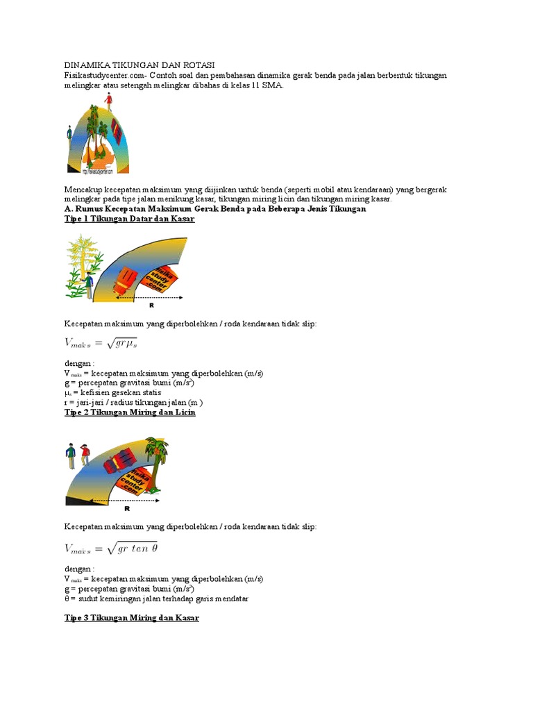 Dinamika Tikungan Dan Rotasi