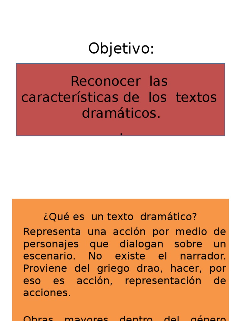 Ppt textos dramáticos Teatro Ciencia filosófica