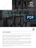 Investor Presentation (Company Update)