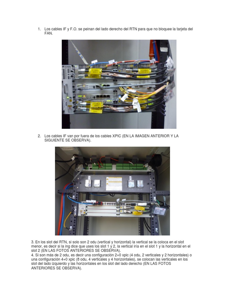 TIPS PARA LOS ENLACES Huawei RTN PDF | PDF | Science | Ciencia y Tecnología