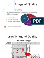 Juran's Quality Trilogy: Planning, Control, Improvement