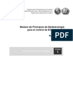 Módulo de Principios de Epidemiologia Para El Control de Enfermedades