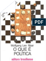 MAAR, Wolfang Leo. O Que é Política