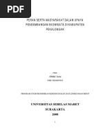 Download peran serta masyarakat dalam upaya pengembangan ekowisata by Fariz Arijuddin SN314911680 doc pdf