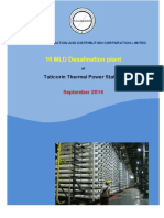 10 MLD Desalination Plant at Ttps Prefeasibility Report