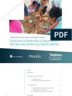 Guia Para La Detencion y Seguimiento de Casos de Violencia y Abuso Infantil