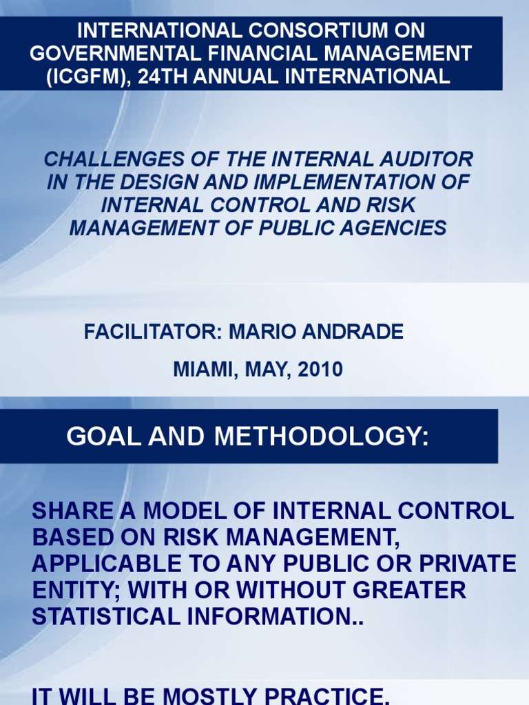 Mario Andrade Internal Controls and Risk Management English | PDF ...