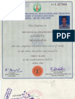 Diploma Certificate - (With Attestations)