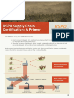RSPO Supply Chain Certification: A Primer