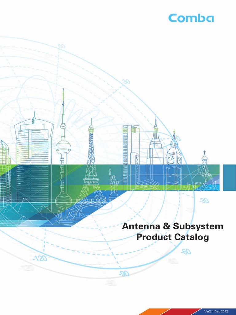 Comba Product Catalog 2012 PDF | PDF | Antenna (Radio) | Decibel