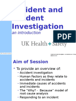 Introduction To Accident Investigation Uk