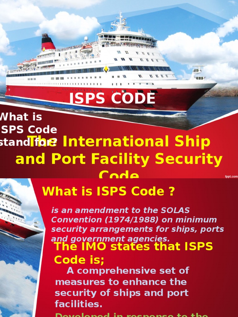 ISPS Code: Ship and Port Security Guide | PDF | Industries | Shipping
