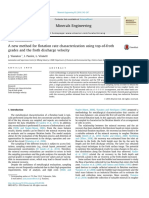 A New Method For Flotation Rate Characterization