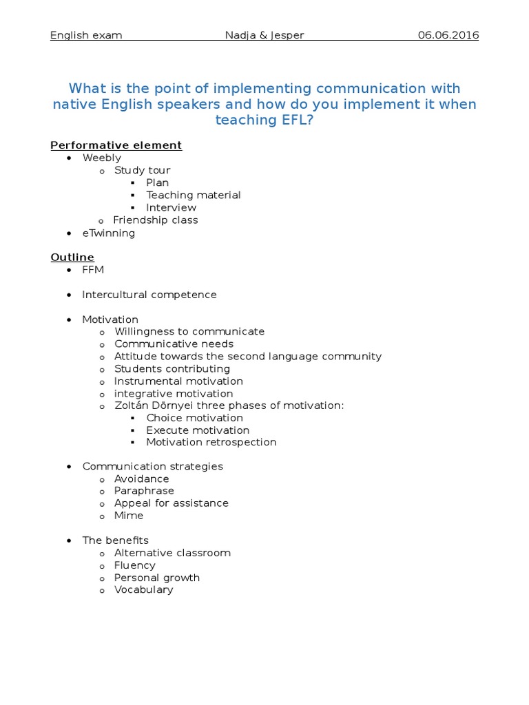 Disposition | PDF | Language Arts & Discipline