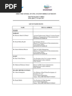 DIRECTORS GENERAL OF CIVIL AVIATION-MIDDLE EAST REGION IATA Event Participants