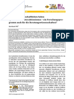 Bernhard Ple - Symbolischer Interaktionismus - Ein Forschungsprogramm Auch Fuer Die Beratungswissenschaft ARGE Forschungsjournal 2014-01
