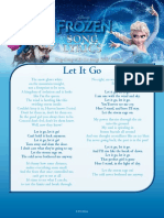 Let It Go Lyrics (FROZEN)