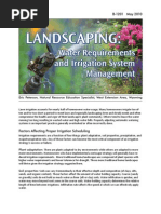 Download Landscaping Water Requirements and Irrigation System Management by University of Wyoming Extension SN31494292 doc pdf