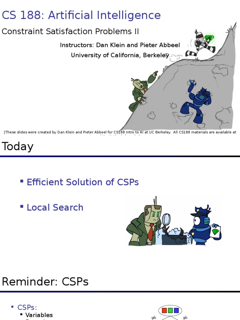 Efficient CSP Solutions in AI | PDF | Theoretical Computer Science ...