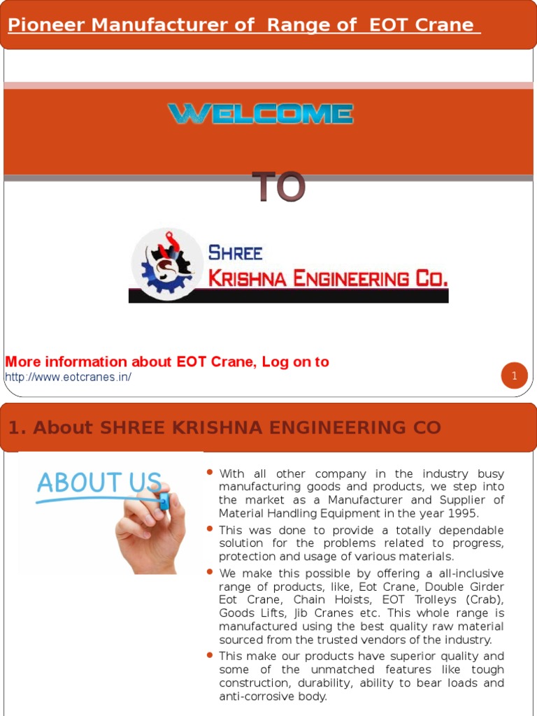 Guide For EOT Crane Selection | PDF | Crane (Machine) | Industries