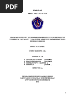 Download Makalah Pendekatan Konseling Psikoanalisis by nurdin sulaeman assalam SN314958099 doc pdf