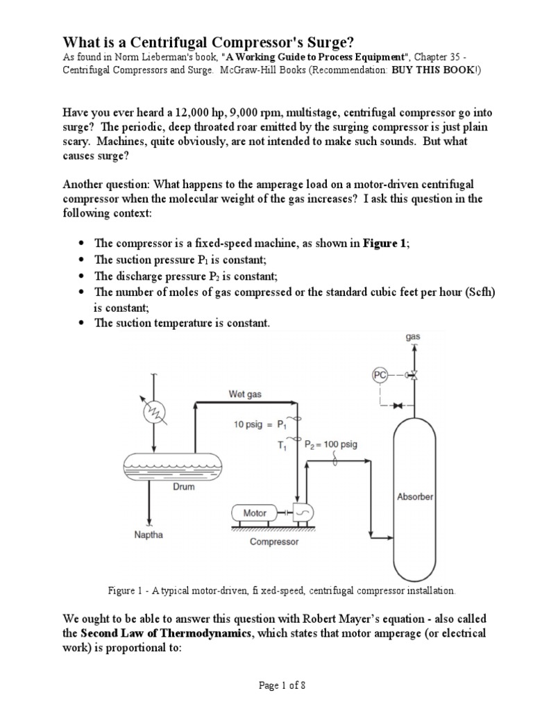 Understanding Centrifugal Compressor Surge | PDF | Gas Compressor ...