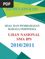 Download Soal Dan Pembahasan UN Bahasa Indonesia SMA IPS 2010-2011 by Genius Edukasi SN314960850 doc pdf