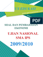 Soal Dan Pembahasan UN Ekonomi SMA IPS 2009-2010